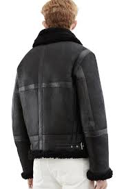 Acne Studios Ian Shearling Black Leather Jacket Style Leather Jacket Men Best Leather Jackets