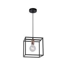 Maybe you would like to learn more about one of these? Lucide 08424 01 30 Arthur Modern Square Metal Black And Copper Pendant Light Ideas4lighting