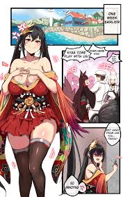 Ooyun taihou azur lane comic 0005 - intense anime character