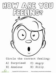 Emotions 7 Worksheet Education Com How Are You Feeling Feelings Feelings Chart