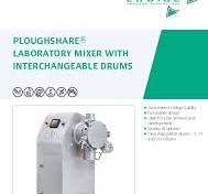 Ploughshare® mixer (laboratory machine) | Lödige Maschinenbau