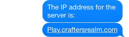 But your isp assigns you a public ip address that other devices on the internet can see. Thecrafter Srealm On Twitter Join Thecraftersrealm Today For Minecraft Server W Survival Pvp Splegg And Parkour Ip Address In Picture Http T Co Jstilm6kjv