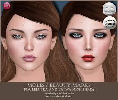 Moles Beauty Marks Lelutka Catwa Appliers Izzie S