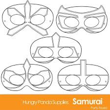 Ranger Samurai Masken Druckbare Maske Papiermaske Power Rangers Inspiriert Rosenmontag Ausmalbilder Zum Ausdrucken Power Ranger Geburtstag Masken Zum Ausdrucken