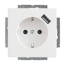 Schalterprogramme im hornbach onlineshop & im markt: Busch Jaeger Schuko Usb Steckdose Safety