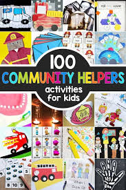 While most children are quite familiar with these art supplies, they will generally use them to draw on plain paper. Community Helpers Theme With Crafts Activities Free Printables Books