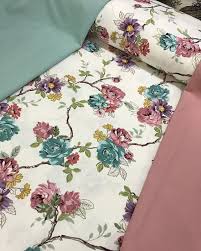 Daldaki Cicekler Panama Keteni En 180 Cm Metresi 17 50 Mint Veya Pudra Duckbezi En 180 Cm Metreleri 12 50 Intaslar Kumas Panamaketeni Duckbezi Duckketen D