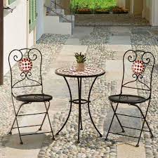 Set Tavolo E Sedie Mosaico In Metallo Nero 2 Posti Prezzo Online Leroy Merlin Arredamento Giardino In Ferro Arredamento Da Giardino Arredamento Giardino