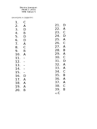 Rpt/rph/doc tmk tahun 4, 5 dan 6. Skema Jawapan Tmk Tahun 5