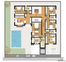 اجمل مجموعه فلل بالمساقط من مسكن العربية نموذج فيلا ٢ العربي Square House Plans My House Plans House Plans