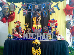 Transformers Birthday Party Ideas Photo 1 Of 22 Transformers Birthday Parties Transformer Birthday Birthday Parties