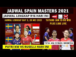 Biar enggak ketinggalan untuk mendukung tim kebanggan tanah air, ini dia jadwal msc hari ini. Jadwal Spain Masters 2021 Day 3 Hari Ini Ruselli Vs Putri Kw Spain Masters 2021 Badminton Youtube