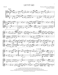 The song was written by florence welch and paul epworth while production was handled by epworth. James Bay Let It Go Sheet Music Notes Chords Violin Download Rock 181248 Pdf