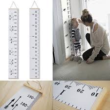 Creative Wooden Kids Growth Chart Children Room Decor Wall Hanging Height Measure Ruler