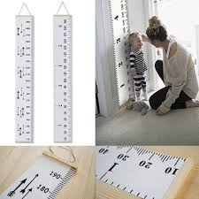 creative wooden kids growth chart children room decor wall hanging height measure ruler