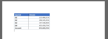 Die excel tabelle in unserem word dokument ist somit statisch. Excel Tabelle In Microsoft Word Einfugen Tim Digital De