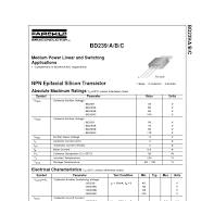BD239 Datasheet - NPN Transistor | Fairchild (now onsemi)