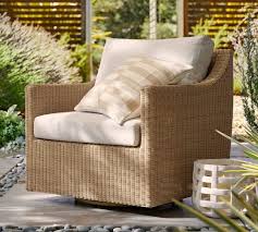Over 20 years of experience to give you great deals on quality home products and more. Hampton Indoor Outdoor All Weather Wicker Swivel Lounge Chair Natural Pottery Barn