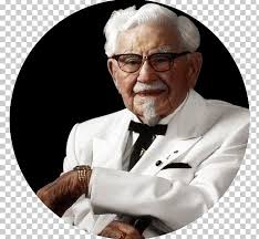 Colonel Sanders KFC Harland Sanders Cafe Fried Chicken PNG