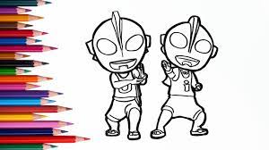 Jika sekedar ingin memperbesar, silakan klik gambarnya saja. Menggambar Dan Mewarnai Ultraman Ribut Serial Kartun Upin Ipin Youtube