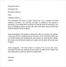 Letter Of Intent For Graduate School Letter Of Intent Formal Business Letter Lettering