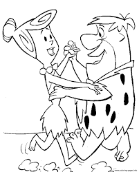 These alphabet coloring sheets will help little ones identify uppercase and lowercase versions of each letter. Cartoon S The Flintstonesf6cf Coloring Pages Printable