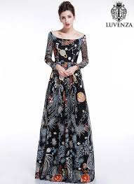 Black Galaxy Print Maxi Length Evening Dress Floor Length Etsy Quirky Dress Galaxy Dress Evening Dress Floor Length