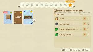 Adele S Animal Crossing On Twitter Finally I Know The Cutting Board Ironwood Dresser And Ironwood Kitchenette Diy I Have Beaten Animal Crossing Acnh Https T Co Nhpr9syosi