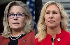 One of them was the no. Divided Republicans At Odds Over Liz Cheney Marjorie Taylor Greene