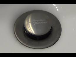 First, put the sink stopper back in the hole. Unclogging American Standard Drain Stopper Youtube