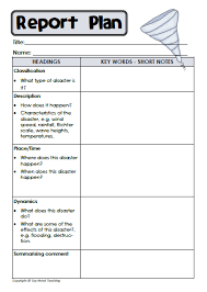 Natural Disasters For Kids Lessons To Help Write An Information Report Natural Disasters For Kids Natural Disasters Report Writing