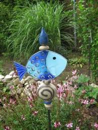 Nicht Nur Fur Jeden Gartenteichbesitzer Ein Wunderschones Gartenobjekt Die Keramikteile Sind Glasiert U Garden Art Sculptures Ceramics Projects Garden Pottery