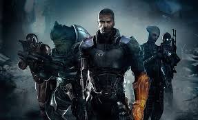 Iron man team in captain america civil war free hd image. Hd Wallpaper Shepard His Team Movie Still Games Mass Effect Artwork Wallpaper Flare