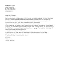 Learning how to create a versatile template for any job will make it quick and simple to update your cover letter for each job application. Job Cover Letter Dear Sir Madam