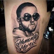A tattoo of a tattoo on a tattoo. Pin By Elias Robertsson On Tattoos In 2021 Mac Miller Tattoos Urban Tattoos Tattoo Website