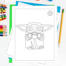 A collection of the top 42 cute baby yoda wallpapers and backgrounds available for download for free. The Most Adorable Baby Yoda Coloring Pages Kids Activities Blog