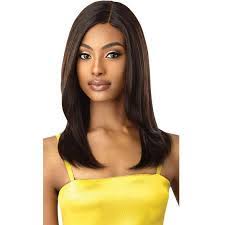 Kinky straight headband wigs for women synthetic 14 inch headwrap wigs with headband attached easy to wear yaki wigs for black. Outre Human Hair Lace Front Wig Natural Straight 20 22 Beauty Depot O Store