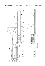 Patent Us5375499 Single Trigger Perfect Fifth Slide Bass