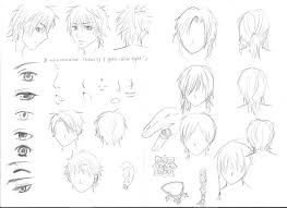 Various Sketches Of Male Manga Characters Manga Drawing Tutorials Anime Character Drawing Male Manga