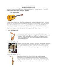 Alat Musik Harmonis Ritmis Melodi