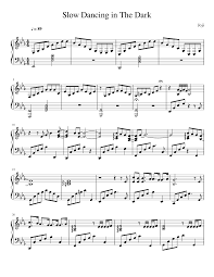 Sometimes, being biracial feels like you don't really have an he's in a dark place, wants to have two separate lives; Slow Dancing In The Dark Sheet Music For Piano Solo Musescore Com