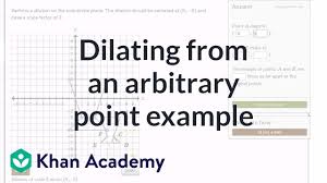 Answer the following questions to the best of your ability. Performing Dilations Video Dilations Khan Academy