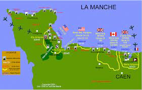 Suivez la progression des alliés lors de l'opération overlord et de la campagne de normandie. 6 Juin 1944 Debarquement De Normandie Cote Nord Utah Galets Plage