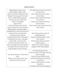 It has a roud folk song index number of 19745. 07 Tongue Twister