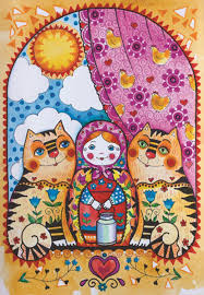 Anatolian 500 Parca Matruska Puzzle Oxana Zaika Hayvanlar Poster Galeri