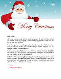 Santa Letter Example Personalized Letters From Santa Christmas Letter Template Christmas Letter Template Free Personalized Letters From Santa