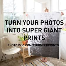 Turn Photos Into Giant Black And White Prints For Just 25 Through Photojojo Com Photojojo Engineerprints Custom Photo Printing Prints Engineer Prints