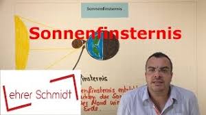 Die sonne ist vom mond aus betrachtet also vollständig von der erde bedeckt. Sonnenfinsternis Physik Optik Lehrerschmidt Youtube