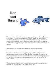 Kisah burung pipit berlidah pendek. Doc Ikan Dan Burung Abang David Academia Edu