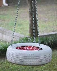 How To Make A Tire Swing In 10 Easy Steps Video Video Diy Tire Swing Outdoor Diy Projects Diy Swing